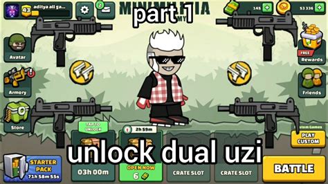 How to unlock double gun in mini militia .